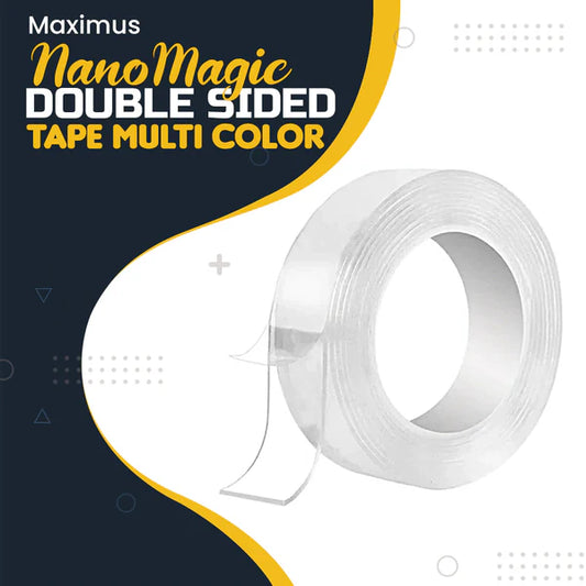 Nano Magic Double Sided Tape No Trace Acrylic Reuse Waterproof- Roll 3 cm X 300 cm