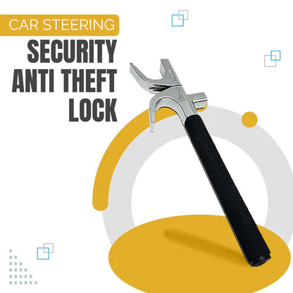 Metalic Car Steering Security Anti Theft Lock