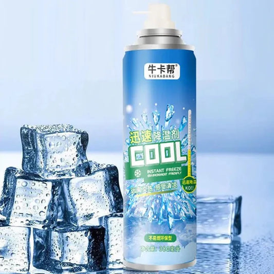 Universal Car Internal Rapid Cooling Agent 360 ML - Summer Cold Spray Dry Ice Cooling System Heat Reducer Car Interior