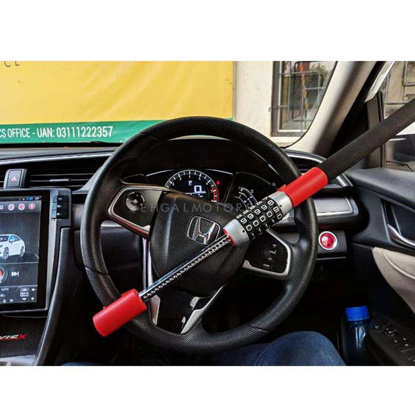 Car Security Anti-Theft Password Steering Lock