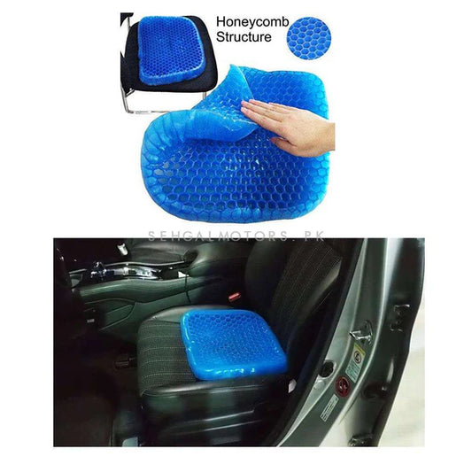 Car Cooling Gel Seat for Bottom Pressure Relief - Foam Seat Cushion For Car/Home/Office | Egg Sitter Cushion