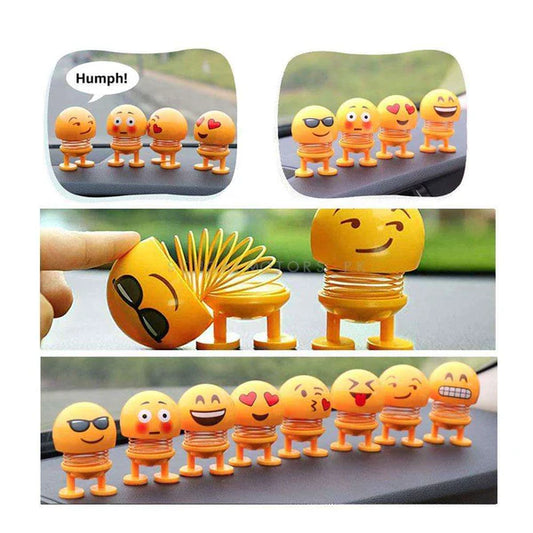 Bouncing Car Dashboard Smileys Emoji Emoticon Toy